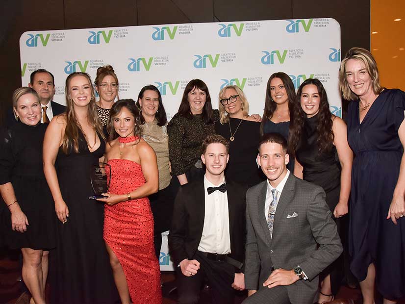 Group photo of YMCA Victoria at the ARV Awards 2026