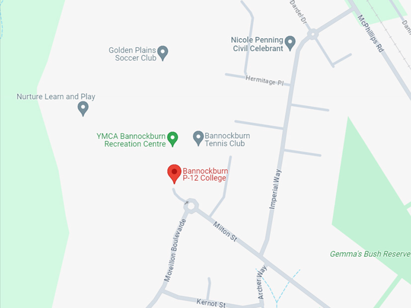 Bannockburn facility hire location map