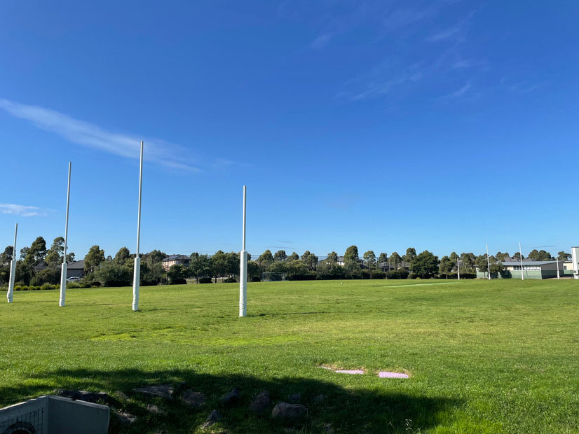 An image of the Clyde North oval facility hire