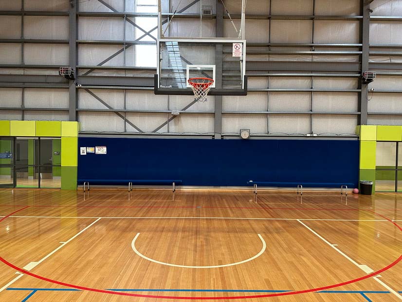 Mernda Central indoor stadium basketball netball court for hire