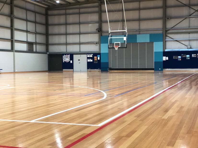 Torquay primary school indoor basketball and netball stadium court for hire